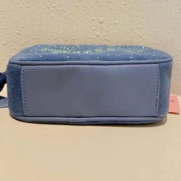 Juicy Couture Let It Shine Velvet Rhinestones Logo Crossbody Bag NWT - Picture 5 of 9